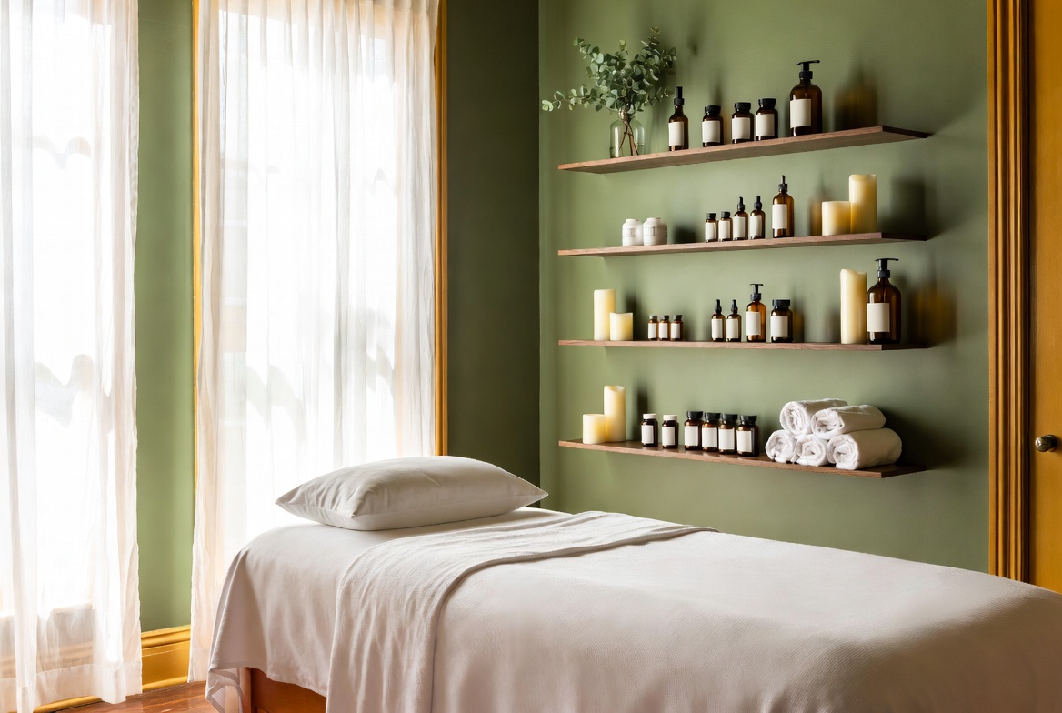 Radiant Wellness Studio treatment room
